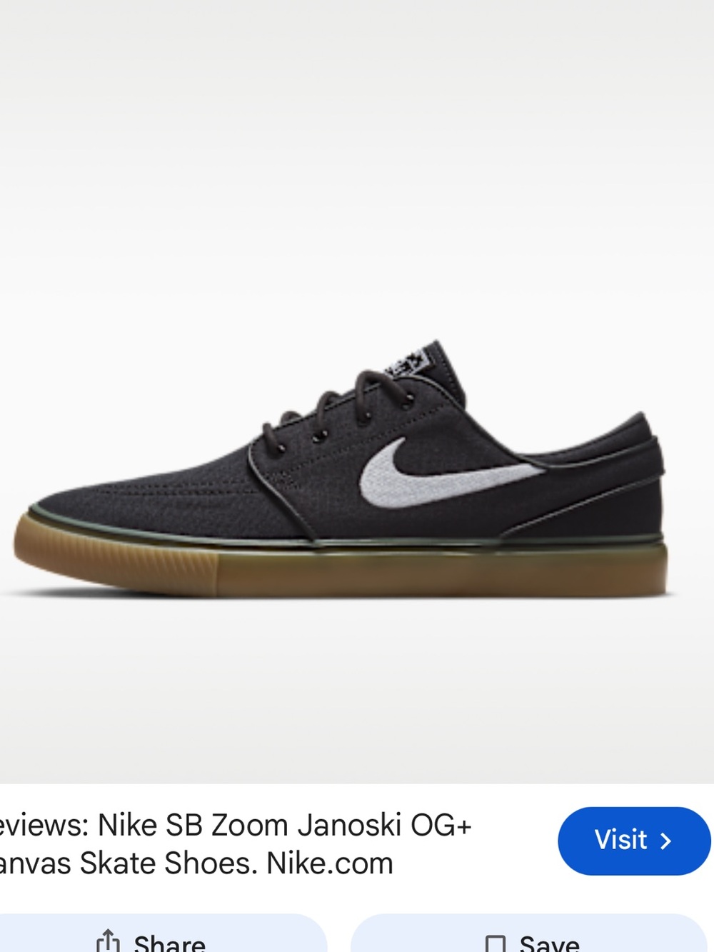 Nike SB Zoom Janoski skateboarding canvas shoe